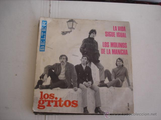 Discos de vinilo: LOS GRITOS LA VIDA SIGUE IGUAL - Foto 2