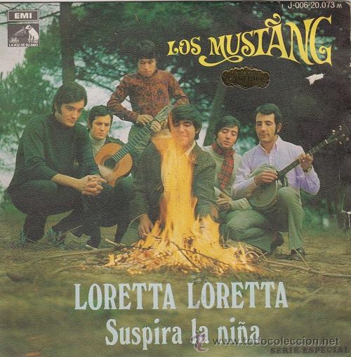 Discos de vinilo: LOS MUSTANG - LORETTA LORETTA - SINGLE RARO DE VINILO - Foto 1