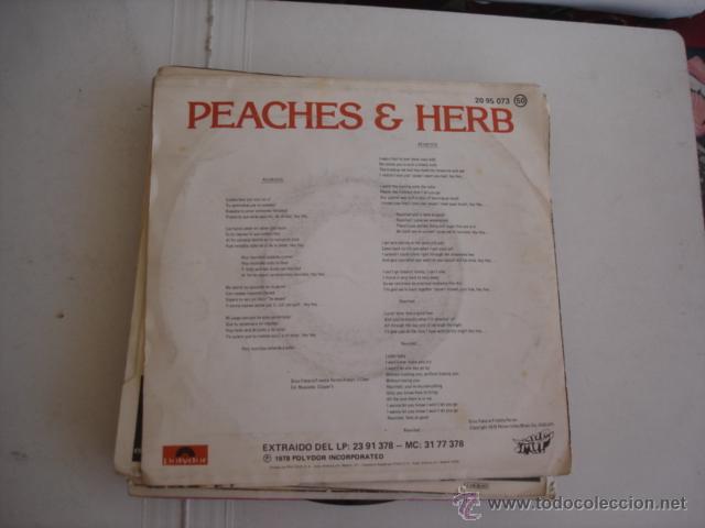 Discos de vinilo: PEACHES & HERB REUNITED - Foto 2