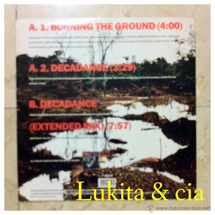 Discos de vinilo: DURAN DURAN - BURNING THE GROUND - MAXI SINGLE - EMI 1989. - Foto 2