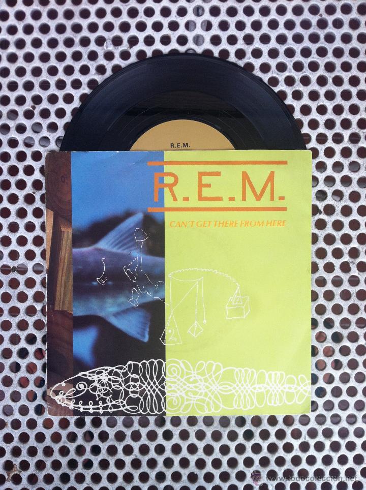 Discos de vinilo: R.E.M. REM CAN T GET THERE FROM HERE - UK - Foto 1