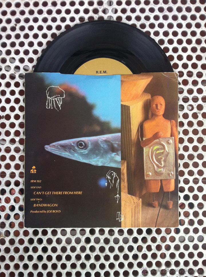Discos de vinilo: R.E.M. REM CAN T GET THERE FROM HERE - UK - Foto 2