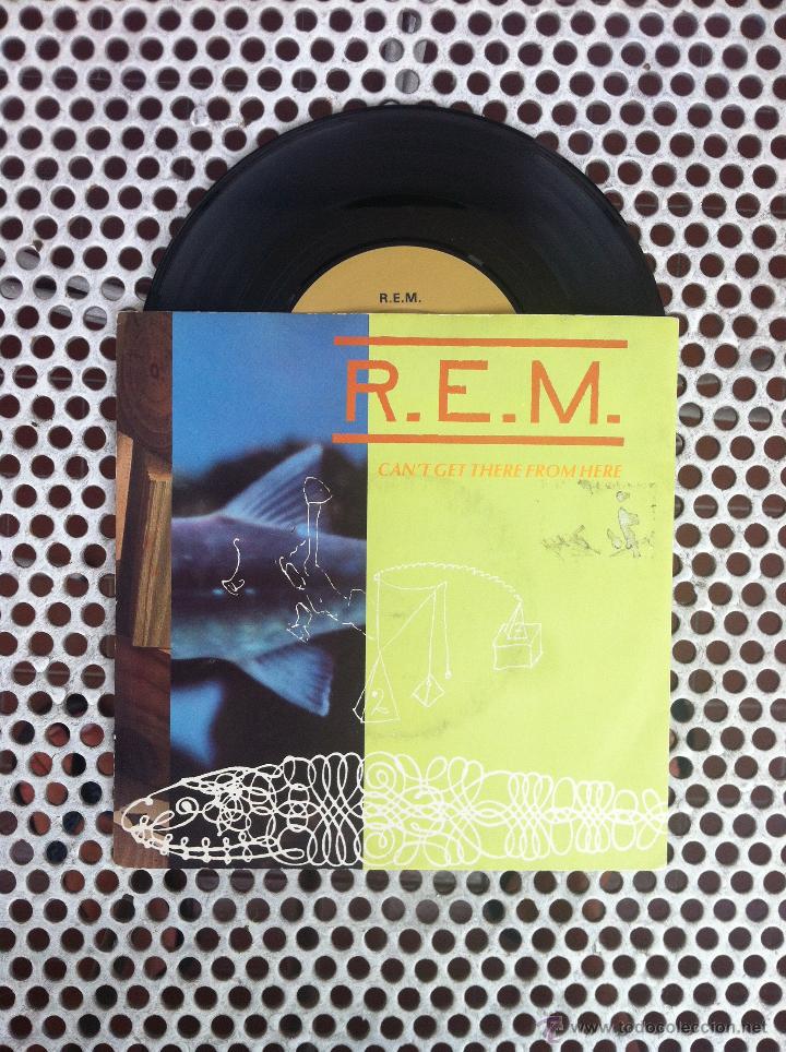 Discos de vinilo: R.E.M. REM CAN T GET THERE FROM HERE - UK - Foto 1