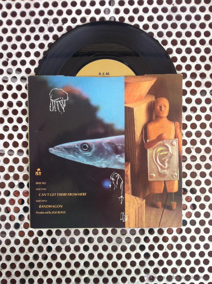 Discos de vinilo: R.E.M. REM CAN T GET THERE FROM HERE - UK - Foto 2