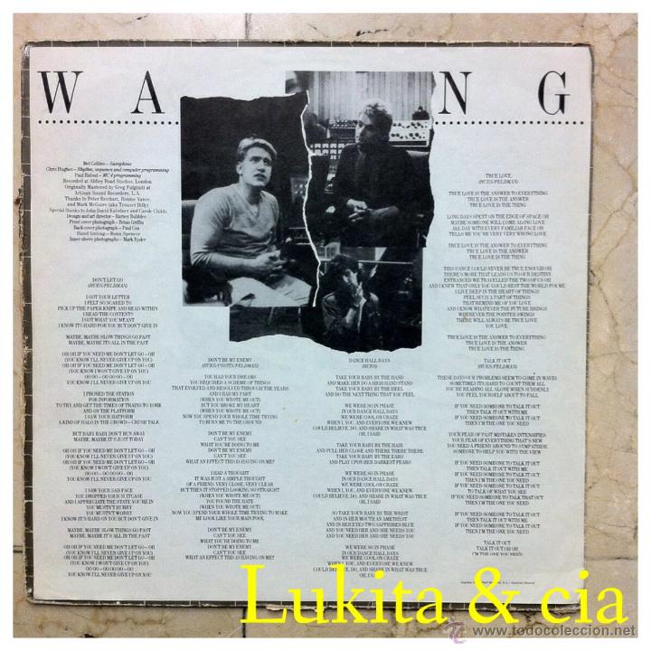 Discos de vinilo: WANG CHUNG - POINTS ON THE CURVE - CBS 1983. - Foto 3