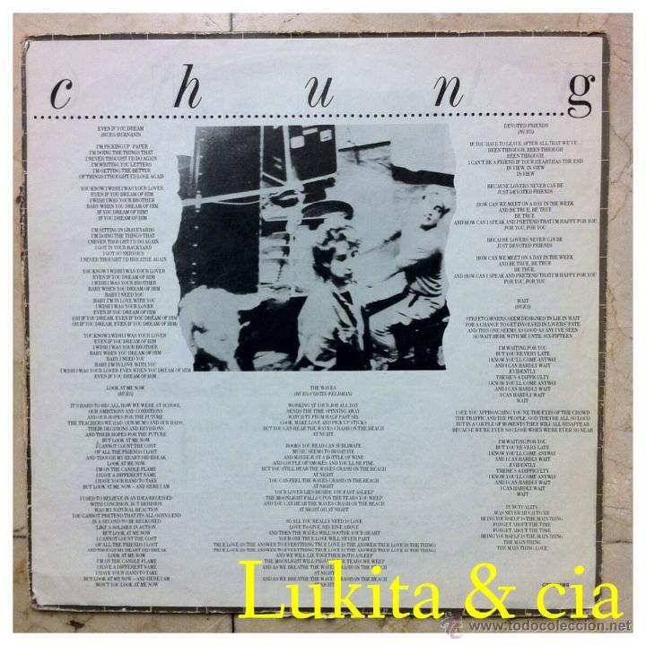 Discos de vinilo: WANG CHUNG - POINTS ON THE CURVE - CBS 1983. - Foto 4
