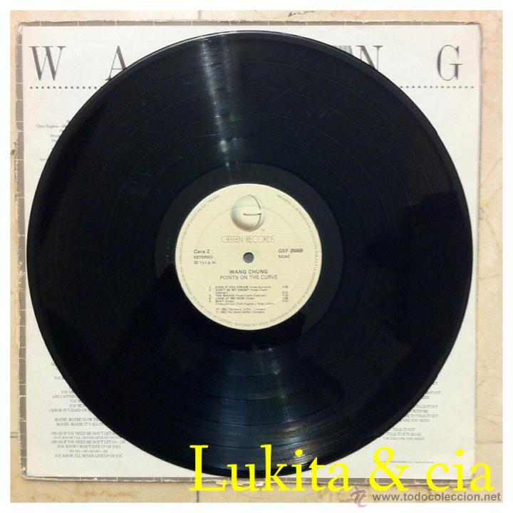 Discos de vinilo: WANG CHUNG - POINTS ON THE CURVE - CBS 1983. - Foto 6