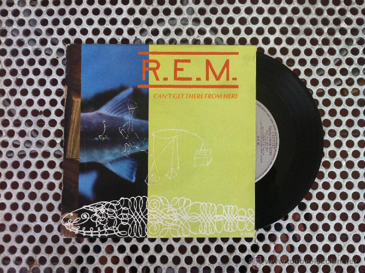 Discos de vinilo: R.E.M. REM CAN T GET THERE FROM HERE - HOLANDA - Foto 1