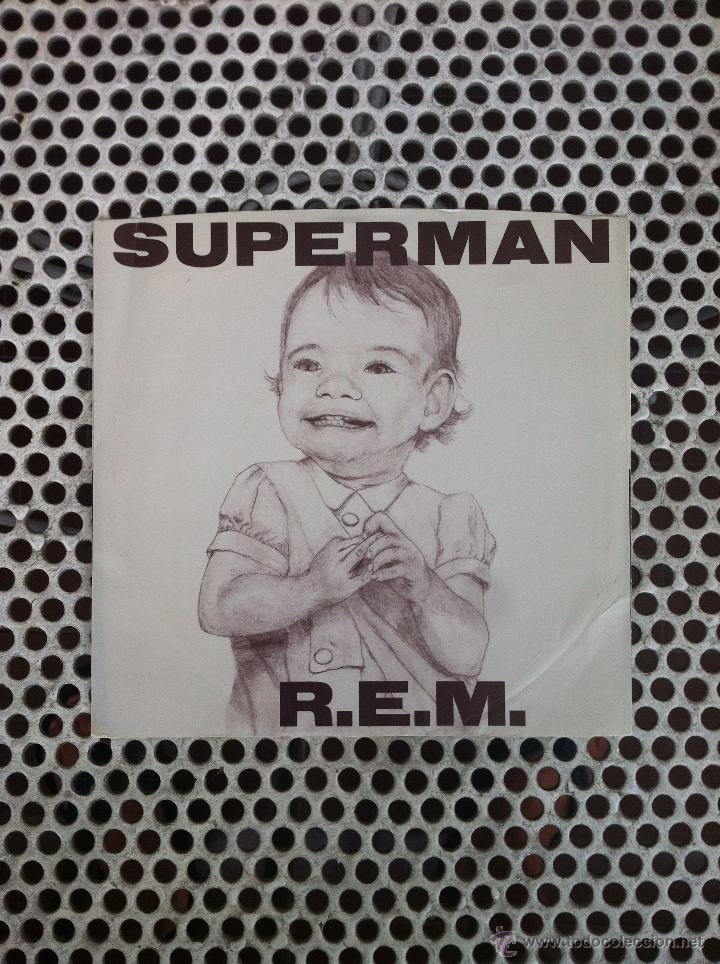 Discos de vinilo: R.E.M. REM SUPERMAN - U.S.A. - (Solo Caratula sin Disco) - Foto 1