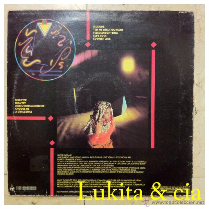 Discos de vinilo: LOOSE ENDS - A LITTLE SPICE - VIRGIN 1984. - Foto 2