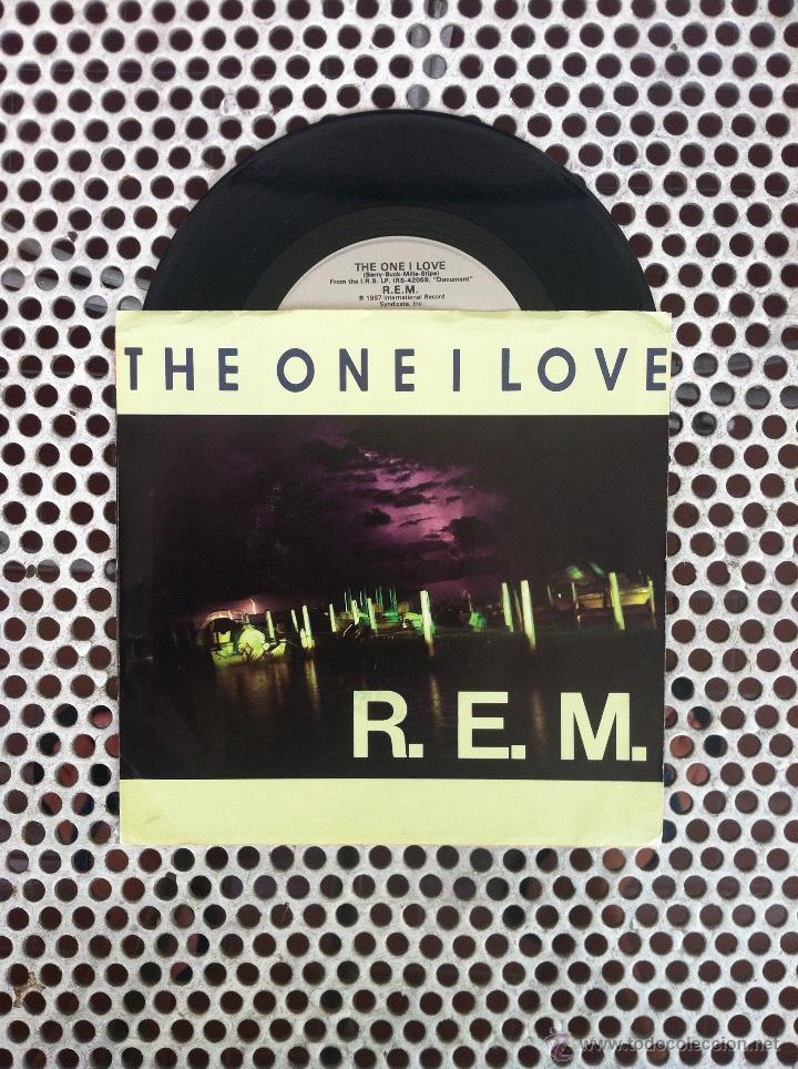 Discos de vinilo: R.E.M. REM THE ONE I LOVE - U.S.A. - Foto 1