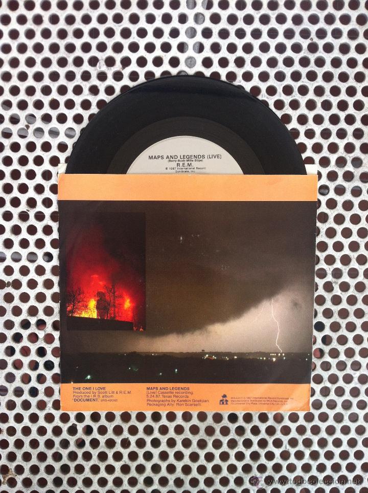 Discos de vinilo: R.E.M. REM THE ONE I LOVE - U.S.A. - Foto 2