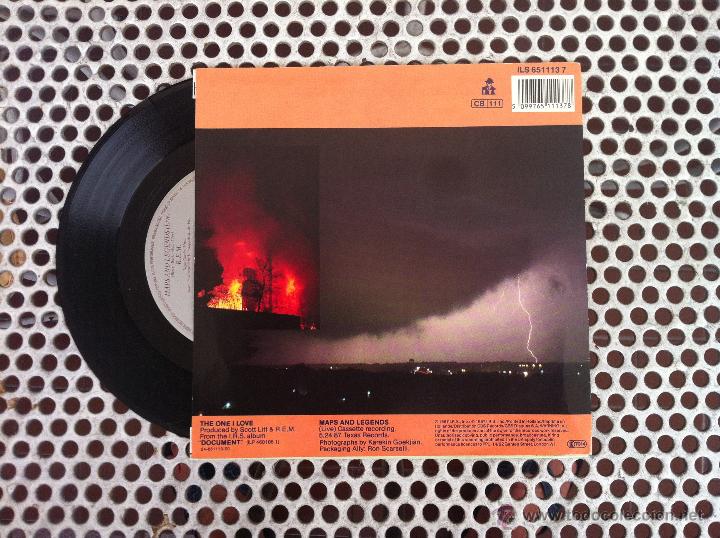 Discos de vinilo: R.E.M. REM THE ONE I LOVE - HOLANDA - Foto 2