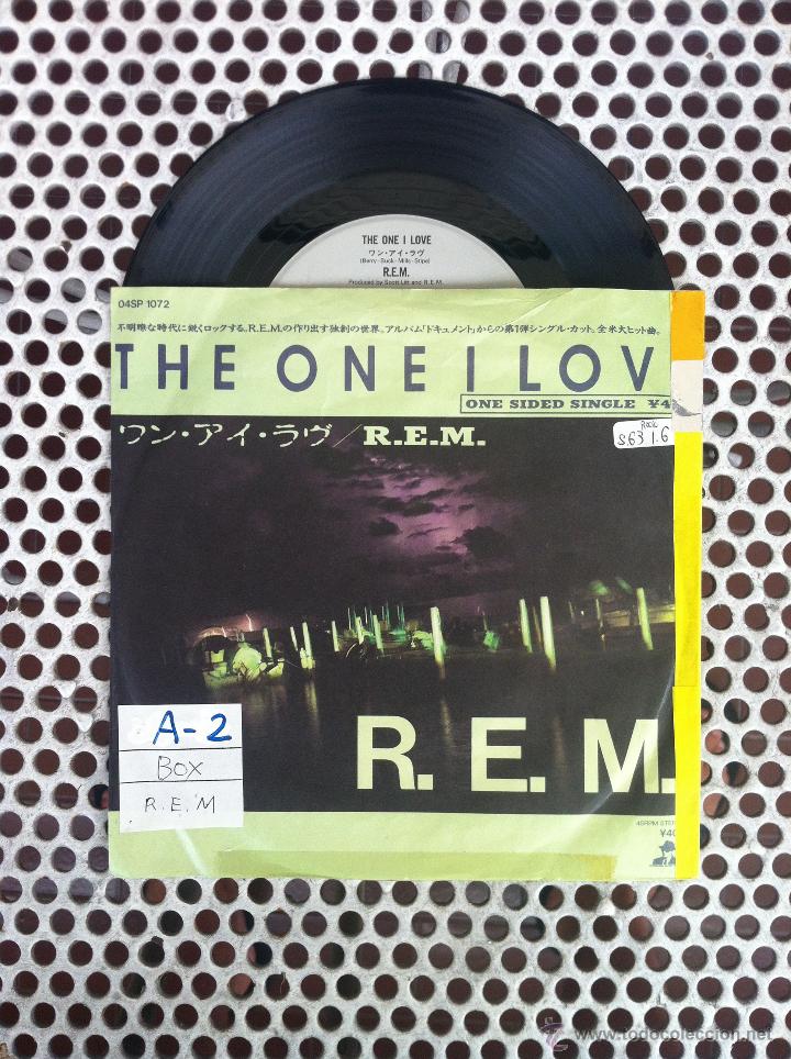 Discos de vinilo: R.E.M. REM THE ONE I LOVE - JAPON - Foto 1