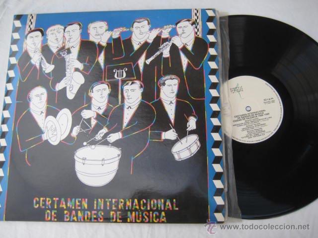 Discos de vinilo: CERTAMEN INTERNACIONAL DE BANDES DE M&Uacute;SICA 1988 /1989 Ciutat de Valencia.