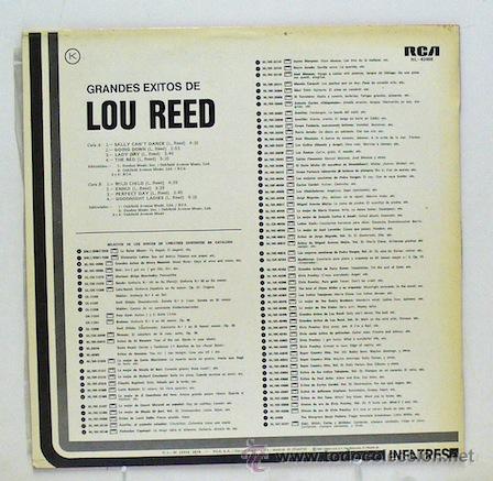 Discos de vinilo: Lou Reed - Grandes &Eacute;xitos (LP Vinilo) - Foto 2