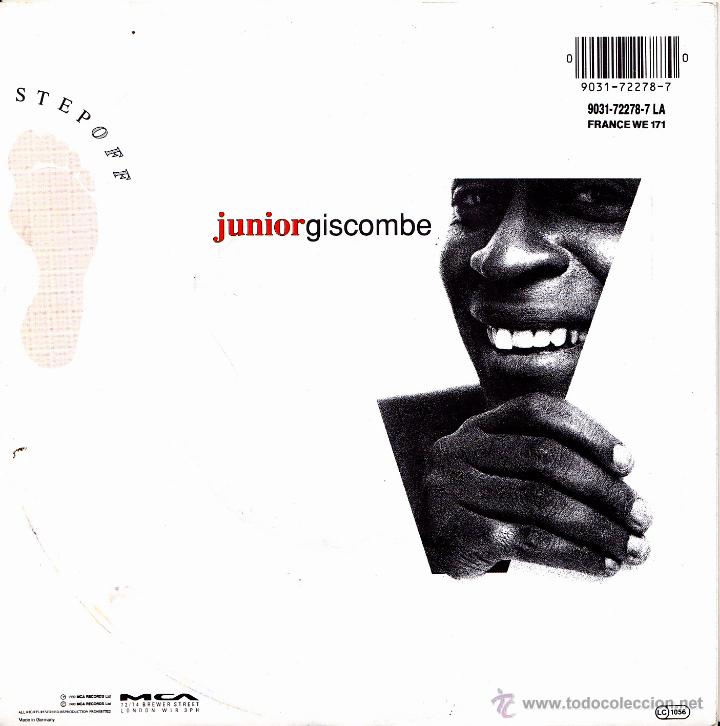 Discos de vinilo: JUNIOR GISCOMBE-STEP OFF SINGLE VINILO 1990 - Foto 1