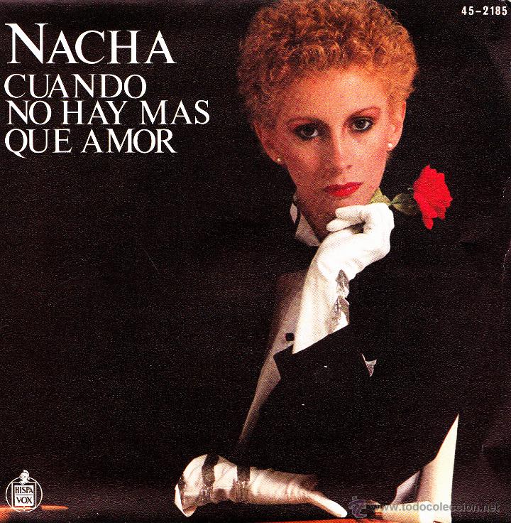 Disques de vinyle: NACHA GUEVARA-CUANDO NO HAY MAS QUE AMOR + QUE SALGAN LOS CLOWN SINGLE VINILO 1981 SPAIN