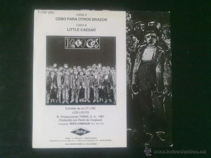 Discos de vinilo: LOS LOCOS - CEBO PARA OTROS BRAZOS - Foto 2