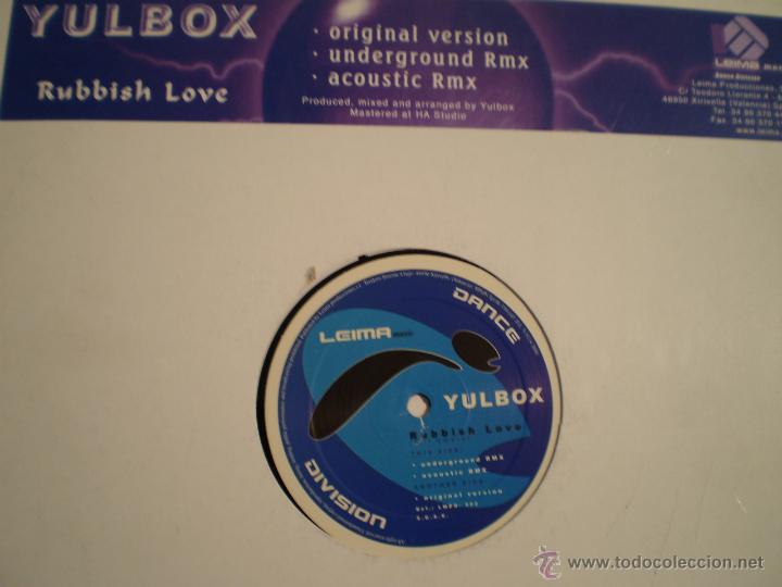 Discos de vinilo: MAXI LP. YULBOX. RUBISH LOVE - Foto 1