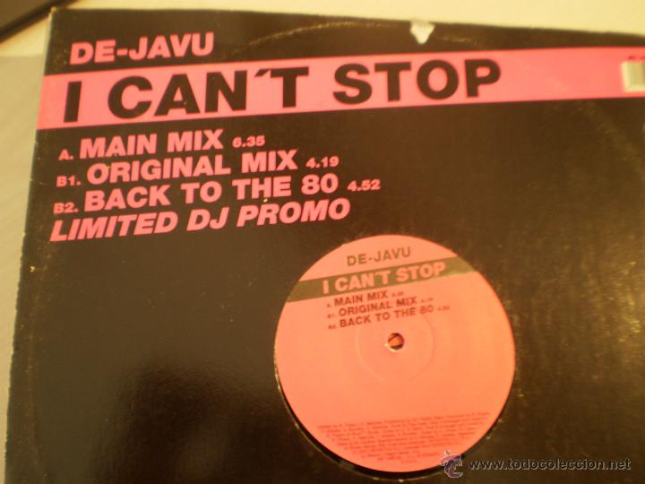 Discos de vinilo: MAXI LP. DEJA-VU. I CAN&acute;T STOP. - Foto 1