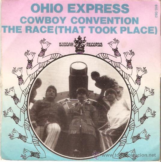 Discos de vinilo: SINGLE OHIO EXPRESS - COWBOY CONVENTION EDITADO EN FRANCIA - Foto 1