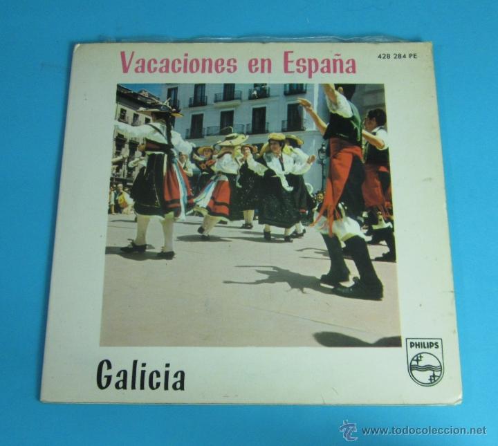 Discos de vinilo: VACACIONES EN ESPA&Ntilde;A. GALICIA. FOLKLORE - Foto 1