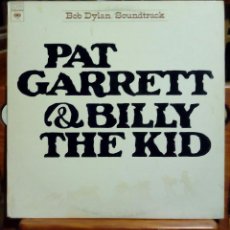 Discos de vinilo: BOB DYLAN, BSO PAT GARRETT & BILLY THE KID (COLUMBIA 1973) LP USA LETRAS EN RELIEVE. Lote 137571061