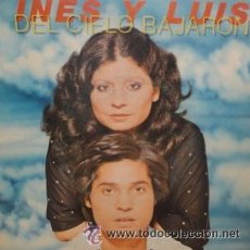 Discos de vinilo: INES Y LUIS - DEL CIELO BAJARON SINGLE CBS DE 1980 ,RF-3498. Lote 45495215