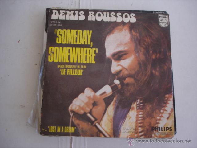 Discos de vinilo: DEMIS ROUSSOS SOMEDAY, SOMEWHERE - Foto 2