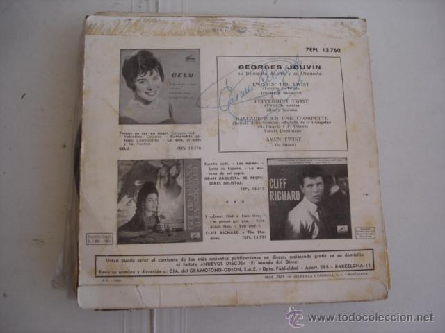 Discos de vinilo: GEORGES JOUVIN SPECIAL TWIST - Foto 2