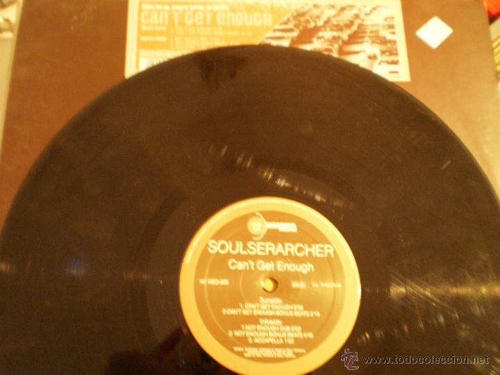 Discos de vinilo: MAXI LP. SOUL SERARCHER. CAN&acute;T GET ENOUGHT - Foto 1