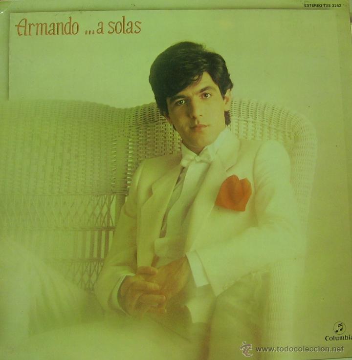 Discos de vinilo: ARMANDO-A SOLAS LP VINILO 1983 PROMOCIONAL SPAIN - Foto 1