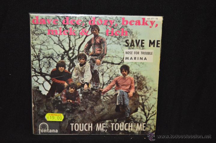 Discos de vinilo: DAVE DEE, DOZY, BEACKY, MICK Y TICH - TOUCH ME + 3 - EP - Foto 1
