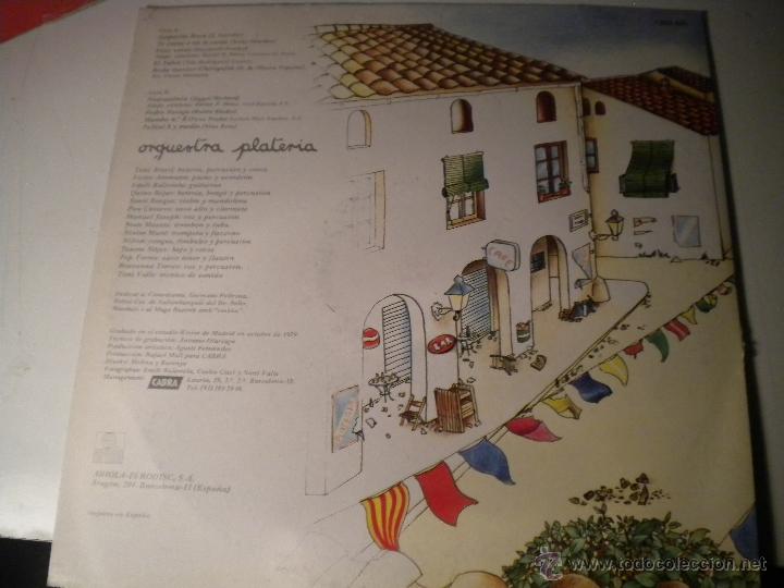 Discos de vinilo: Orquesta Plateria - ariola - Foto 2