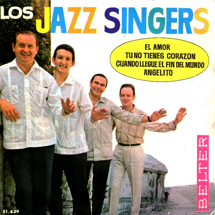 Discos de vinilo: LOS JAZZ SINGERS - EL AMOR - Foto 1