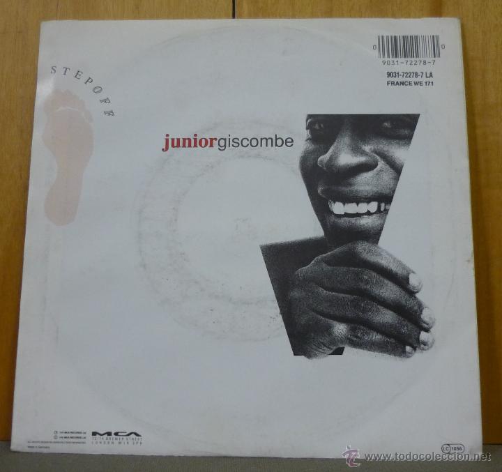 Discos de vinilo: JUNIOR GISCOMBE - STEP OFF - SINGLE MCA RECORDS 1990 - Foto 1