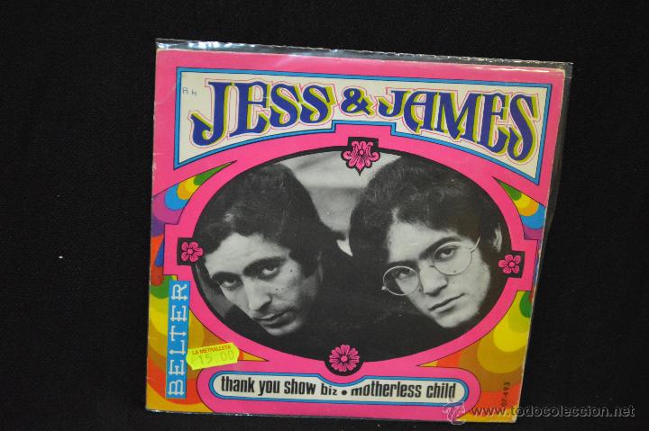 Discos de vinilo: JESS & JAMES - THANK YOU SHOW + 1 - SINGLE - Foto 1