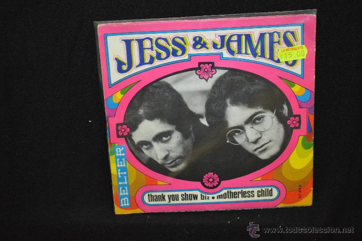 Discos de vinilo: JESS & JAMES - THANK YOU SHOW + 1 - SINGLE - Foto 2