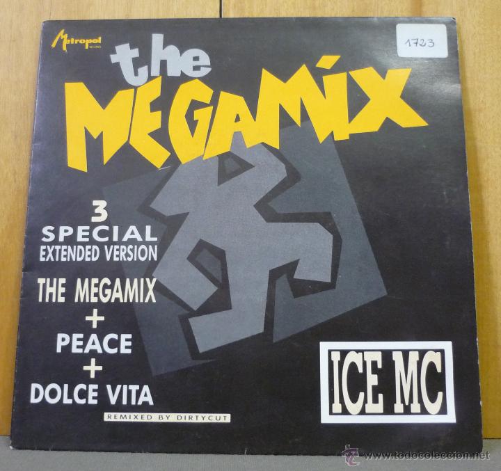 Discos de vinilo: ICE MC. - THE MEGAMIX - SINGLE METROPOL 1990 - P1 - Foto 1