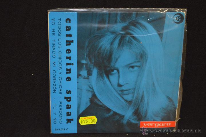 Discos de vinilo: CATHERINE SPAAK - TODOS LOS CHICOS Y CHICAS + 3 - EP - Foto 1