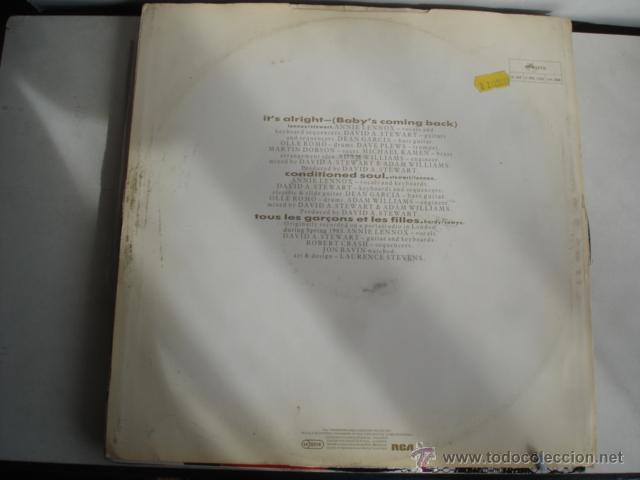 Discos de vinilo: Eurythmics     Its Alright (Babys Coming Back) - Foto 2