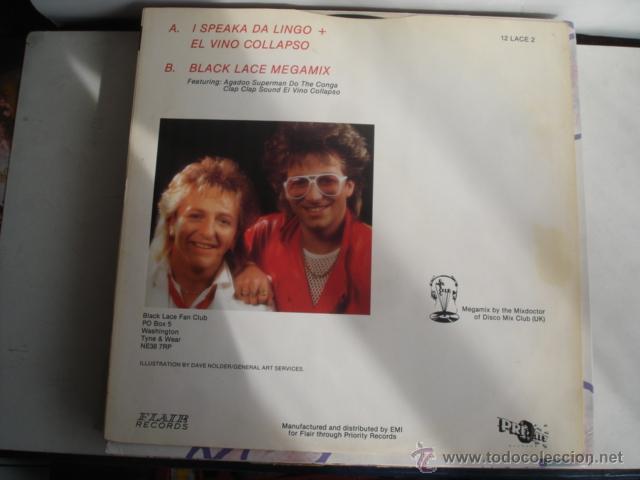 Discos de vinilo: Black Lace    I Speaka Da Lingo - Foto 2