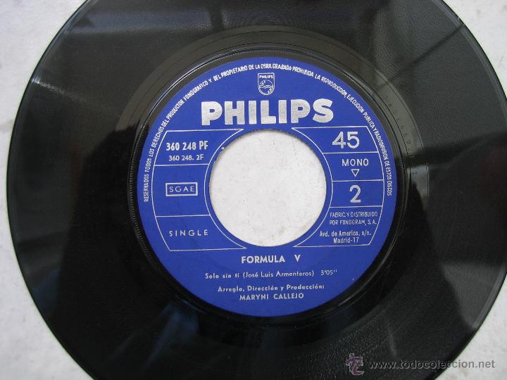 Discos de vinilo: Singles Cu&eacute;ntame. F&oacute;rmula V 1969 - Foto 3
