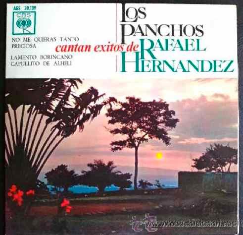 Discos de vinilo: LOS PANCHOS CANTAN &Eacute;XITOS DE RAFAEL HERN&Aacute;NDEZ - EP - Foto 1