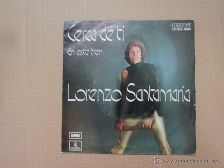 Vinyl records: Lorenzo Santamar&iacute;aa - Cerca de t&iacute; - En este tren