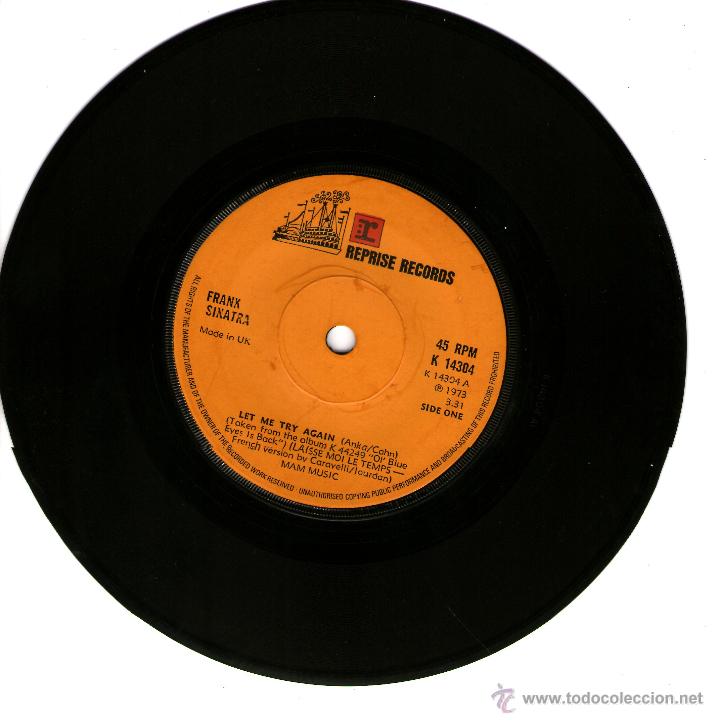 Discos de vinilo: FRANK SINATRA LET ME TRY AGAIN UK - Foto 2