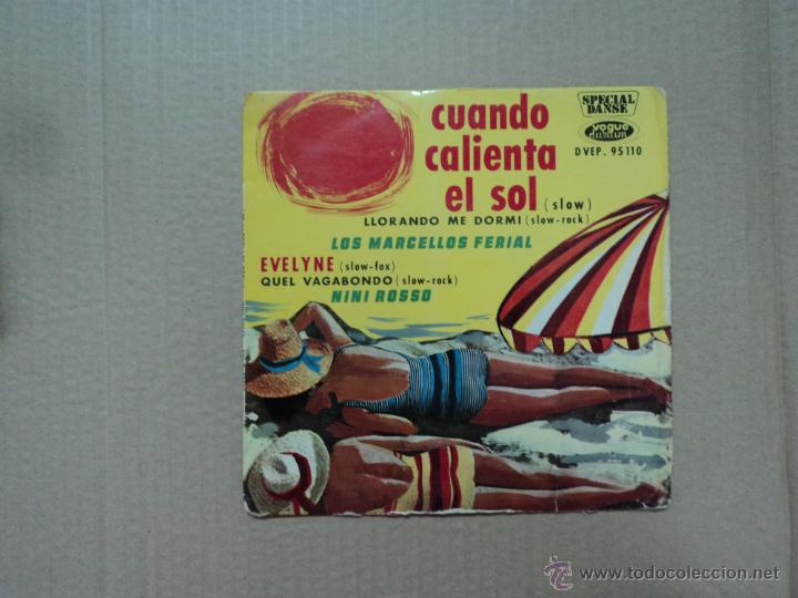 Discos de vinilo: Los Marcellos Ferial - Cuando calienta el sol ... - Foto 1