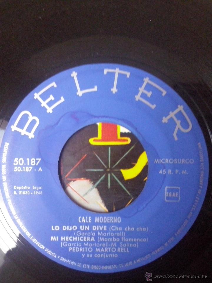 Discos de vinilo: cale moderno - pedrito martorell y su conjunto - 1958 belter - Foto 4