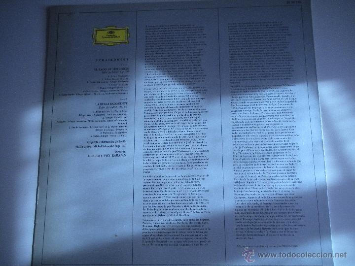 Discos de vinilo: MAGNIFICO LP DE - TCHAIKOVSKY - KARAJAN - - Foto 2